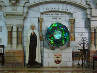 Stone church interior