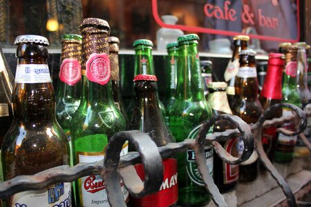 Bar beer bottle