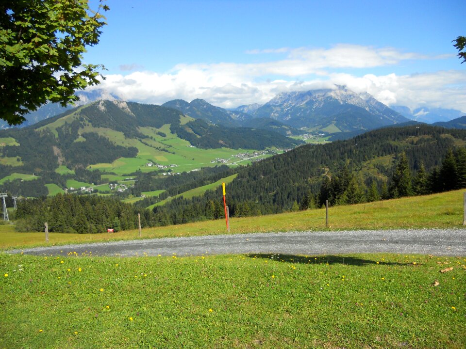 Tyrol mountains hiking