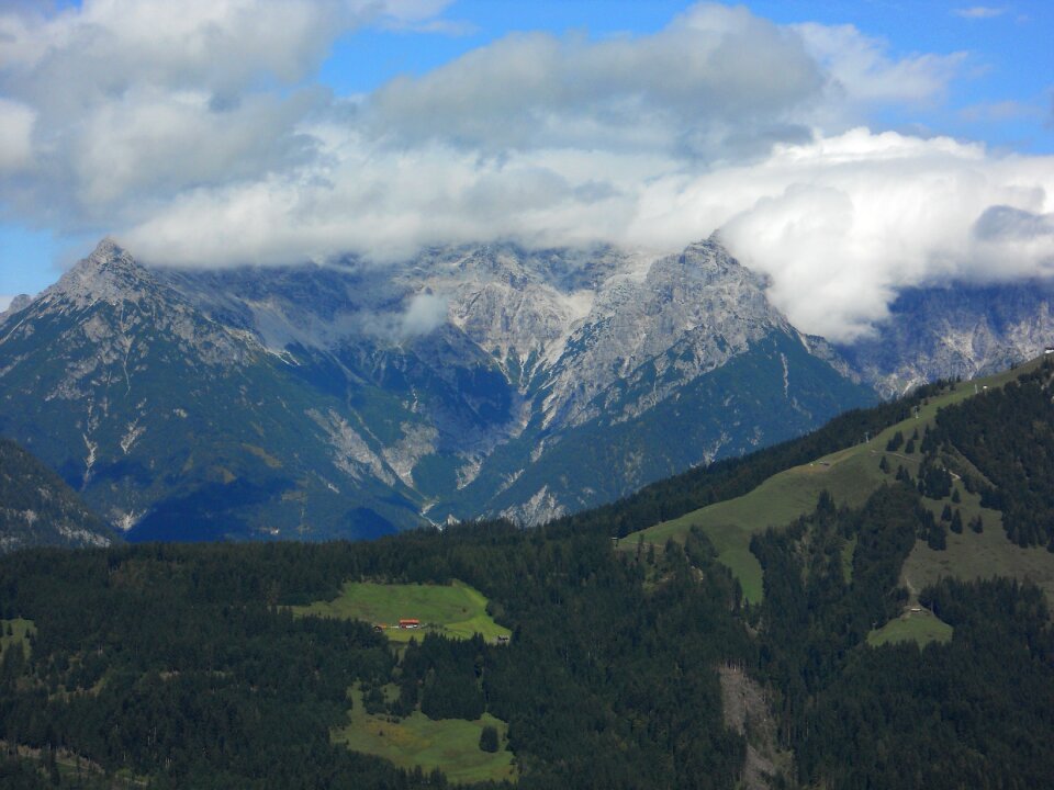 Tyrol mountains hiking