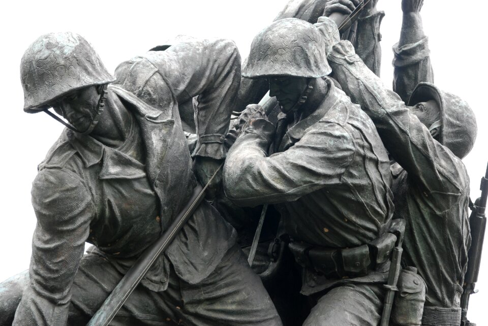 Wo jima monument sculpture