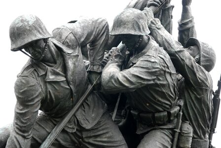 Wo jima monument sculpture