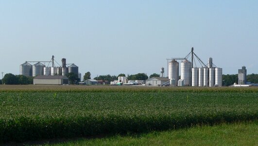 Crops agriculture grain elevator