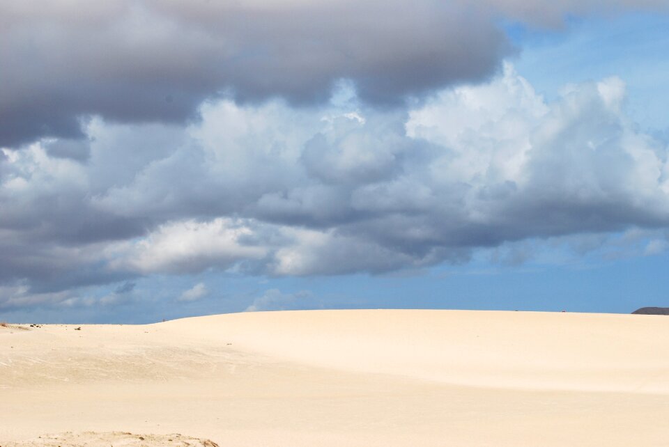 Sand desert blue