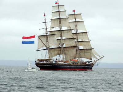 Thunders of brest sailboat sea