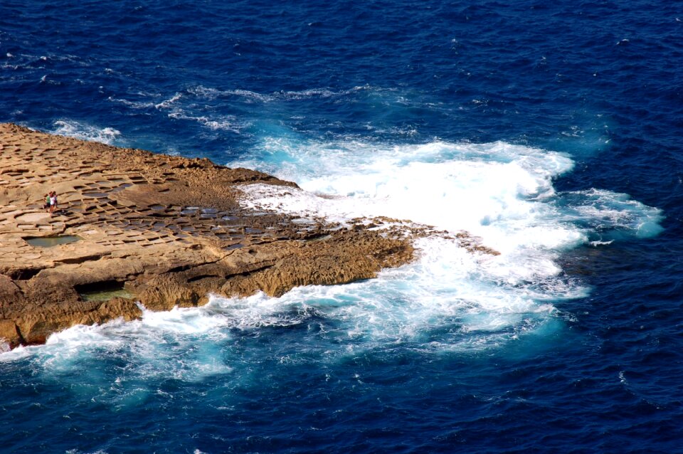 Coast rocky coast surf