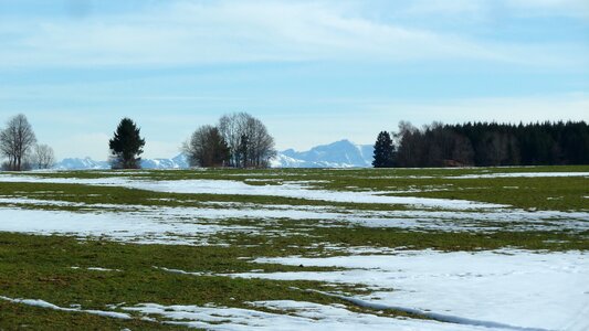 Zugspitze panorama snow