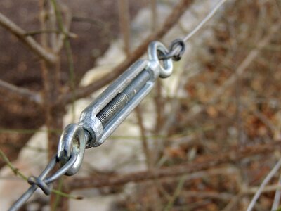 Iron wire frozen