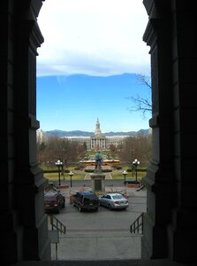 Clouds mountains capitol photo