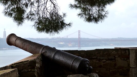 Lisbon bridge rio tejo