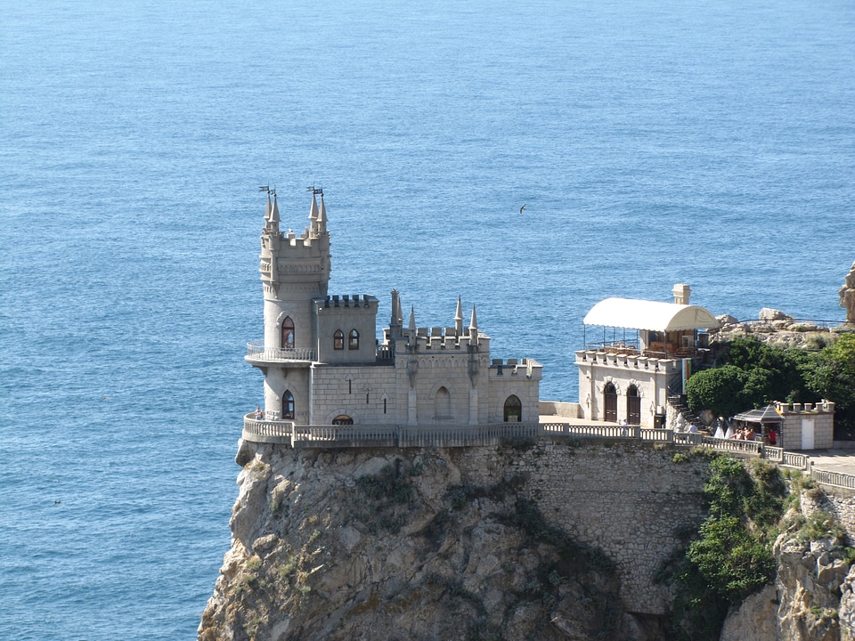 Crimea swallow's nest black sea
