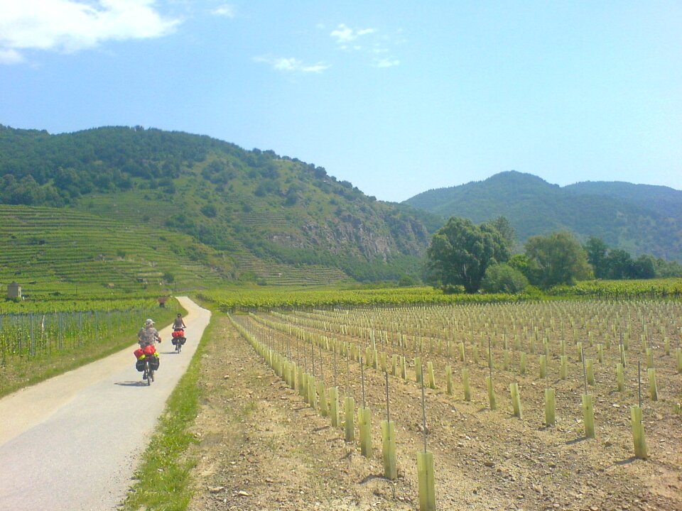 Mountains valley bikes