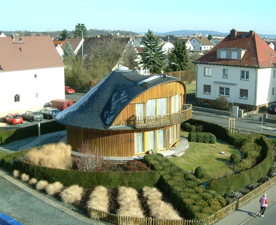 Town urban buildings
