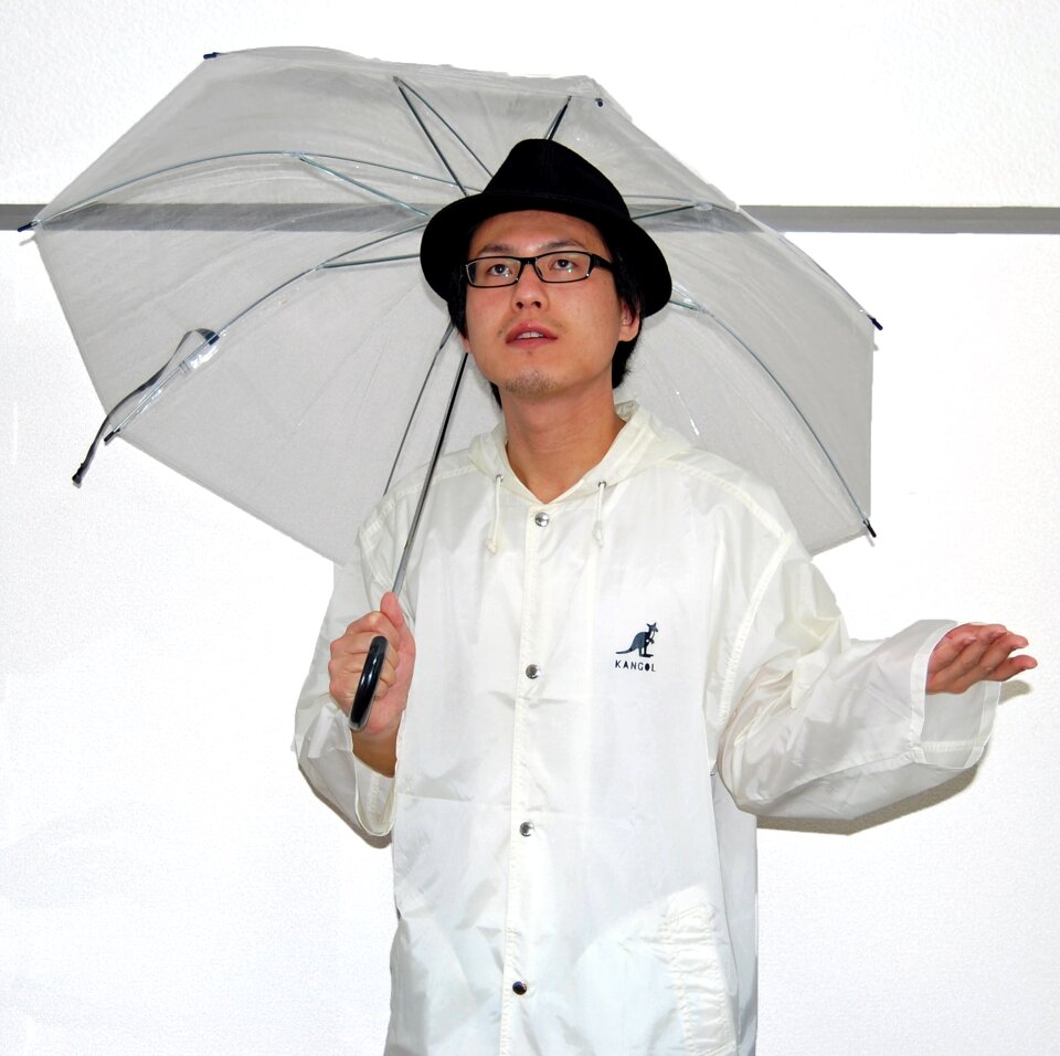 Rain coat vinyl nylon