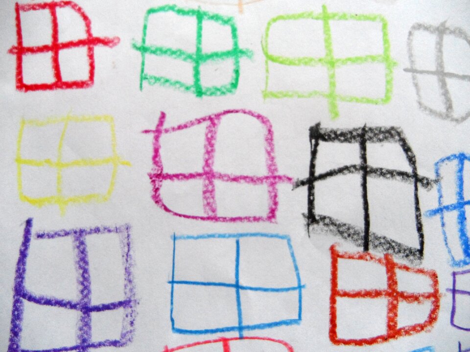 Many window background colorful