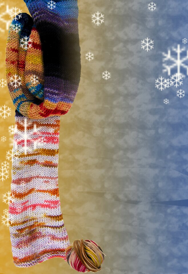 Christmas breifpapier snow