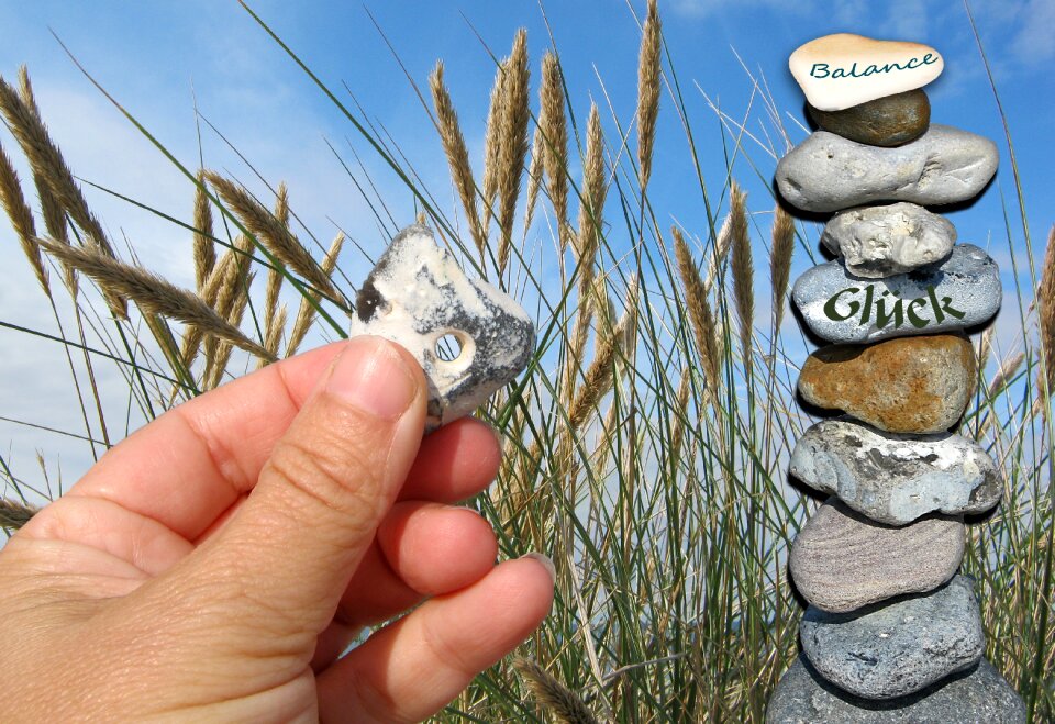 Balance stone tower luck