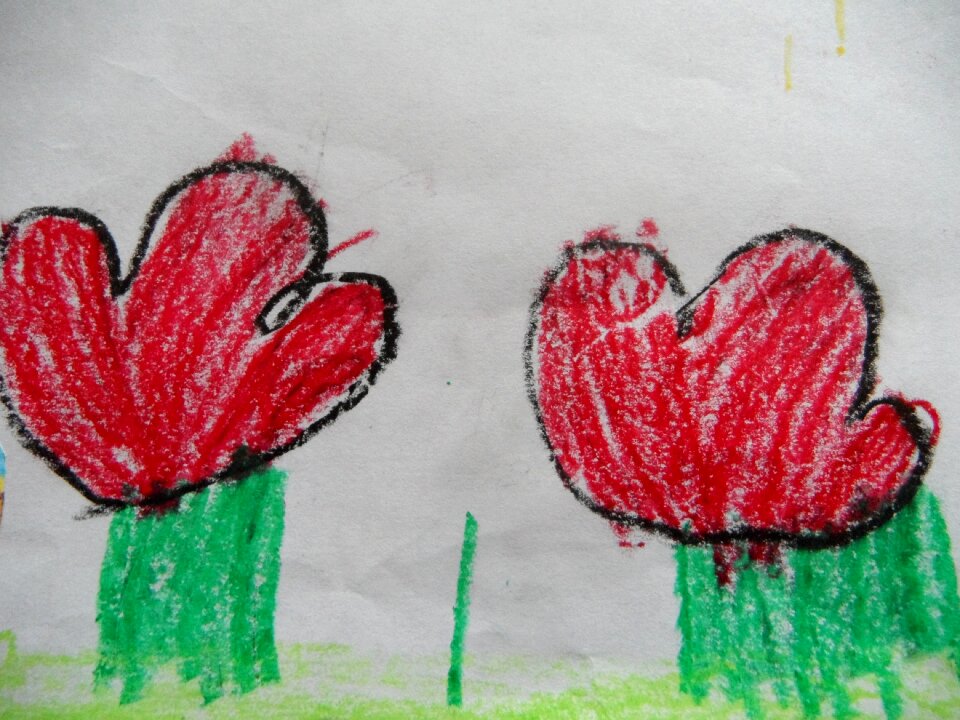 Child painting drawing