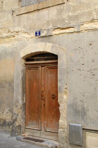Entry wooden door heritage