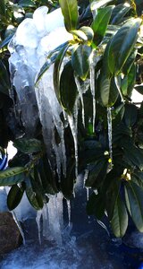 Winter water rain