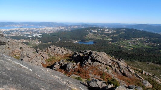 Vigo mount galiñeiro landscape