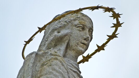 Statue nearby bronze