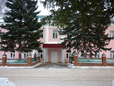 At home building winter