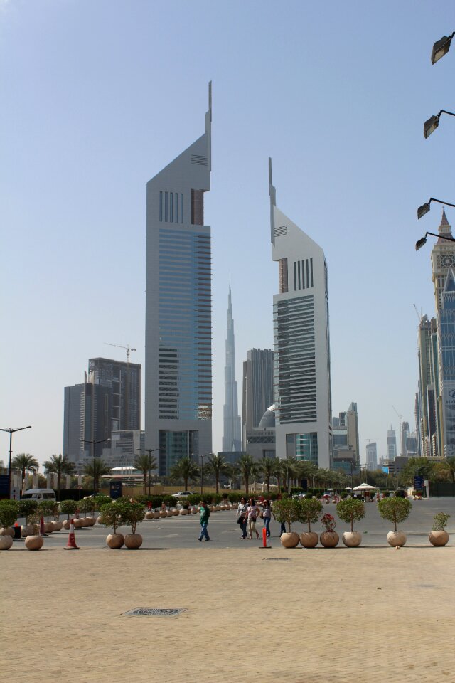 Burj kalifa architecture sky