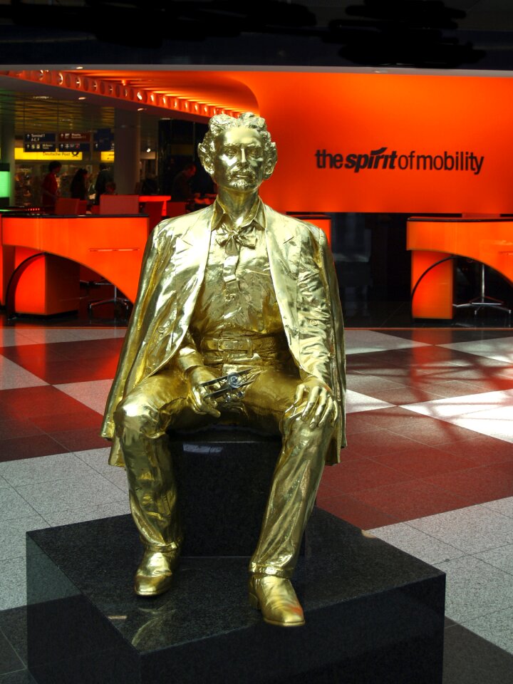 Bavaria golden statue