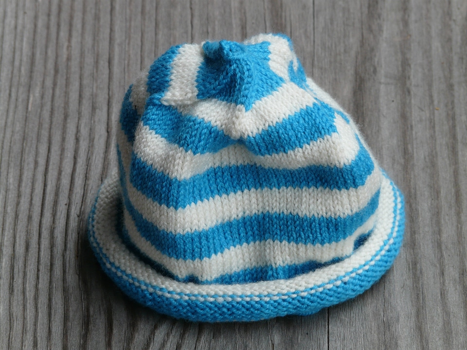 Children cap knit knitted
