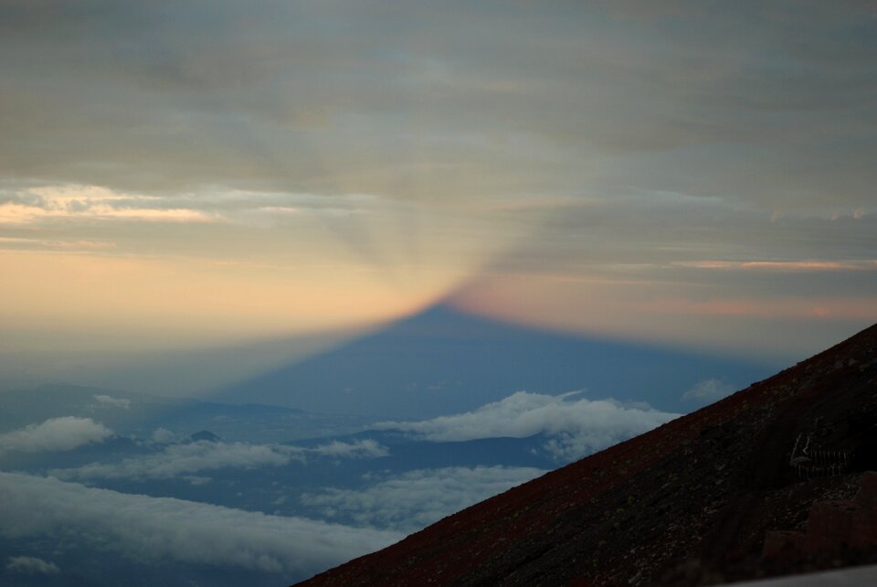 Mt fuji japanese twightlight