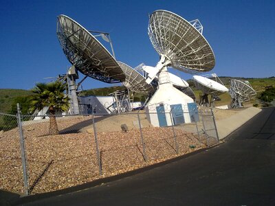 Antenna ground station satelit