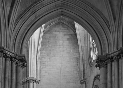 Inside historic building architecture