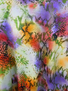 Pattern prints multi-colored white photo