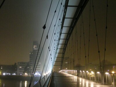 Bridge new year's eve rhine