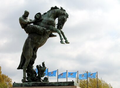 Capital cowboy horse
