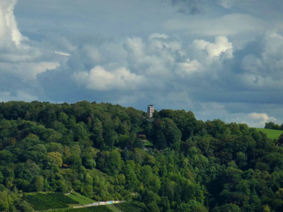 Clouds scenic landscape