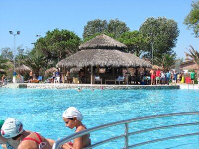 Swim outdoor pool leisure
