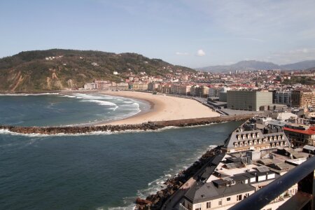 San sebastian landscape spring