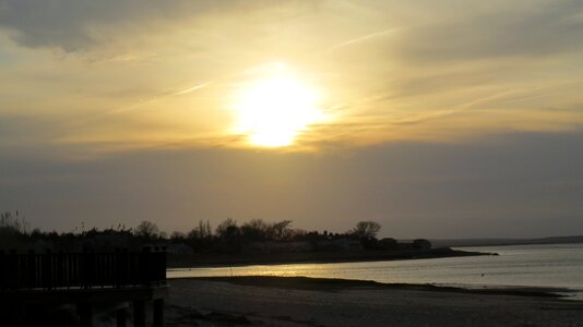 Cape cod sunset water