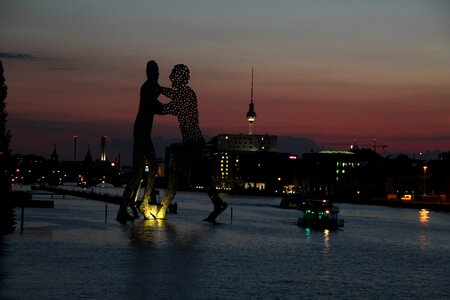Treptow abendstimmung sunset