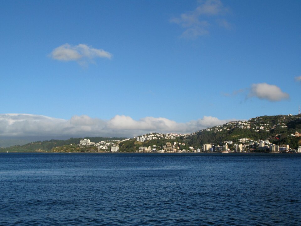 Hills city view land