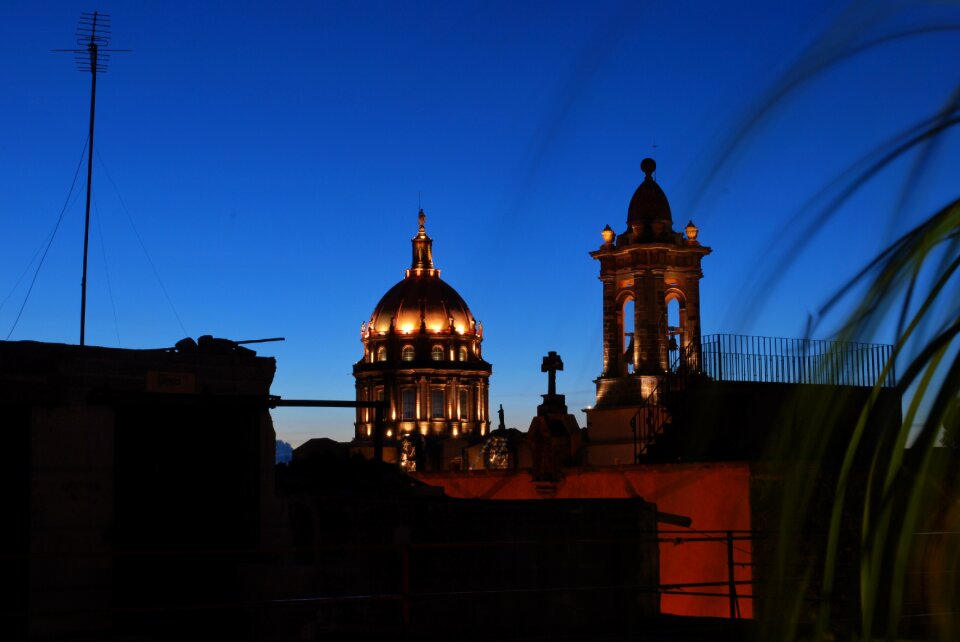 Skyline churches night