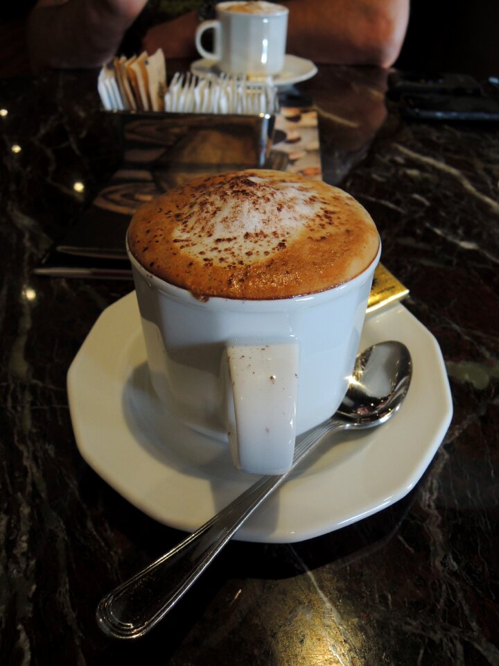 Cup of coffee drinking caffeine