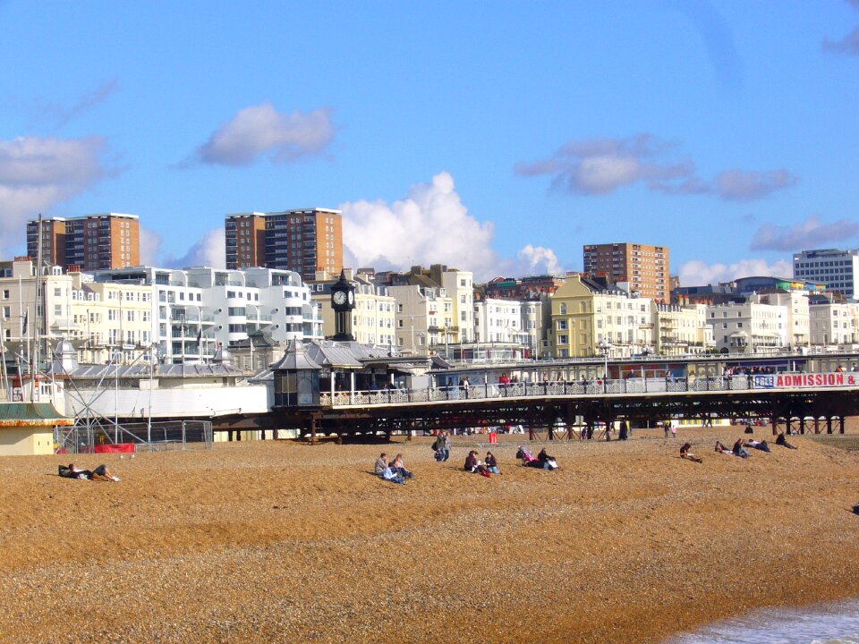 Seafront seashore holiday
