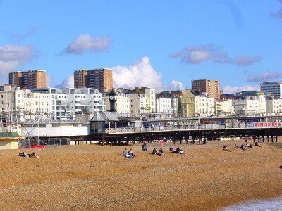 Seafront seashore holiday