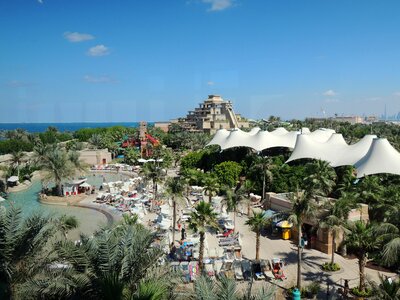 Emirate desert sunken city atlantis photo