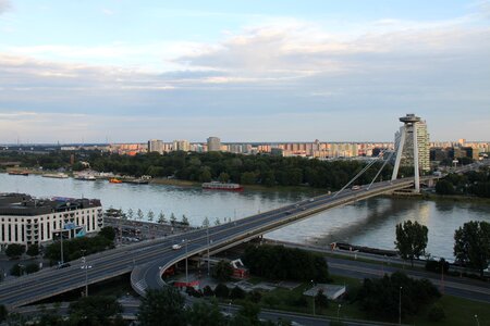 Slovakia danube bridge photo