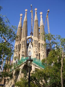 Gaudí architecture la sagrada familia photo
