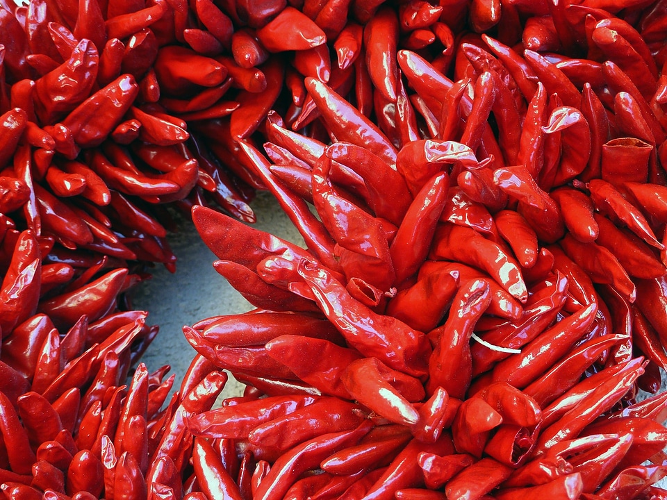Chilli pepper vegetables